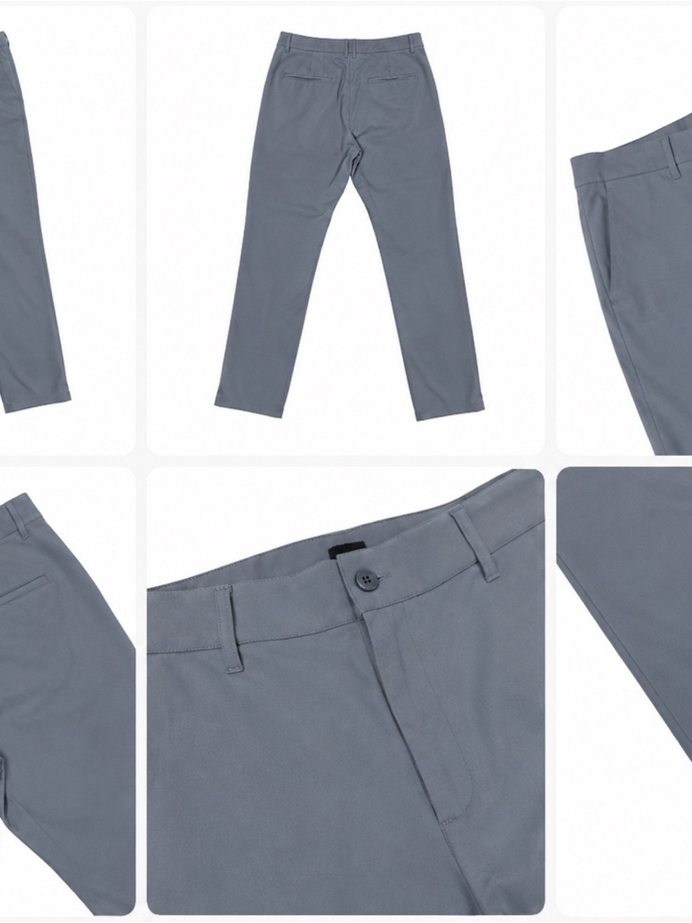 lululemon athletica Men's Slate Gray Slim Chinos